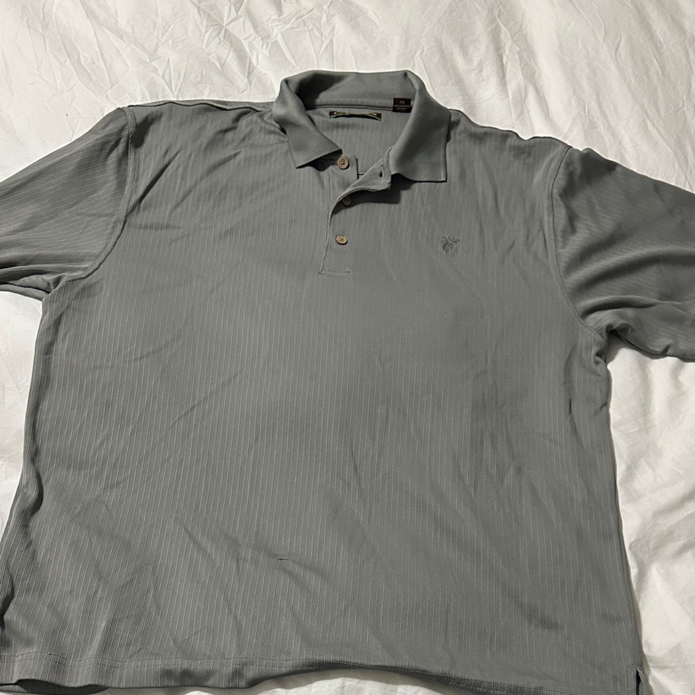 Cubavera Men's Slate Polo Shirt XL